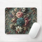 Eine verworrene Wut - gotisches Blumendesign Mousepad (Mit Mouse)