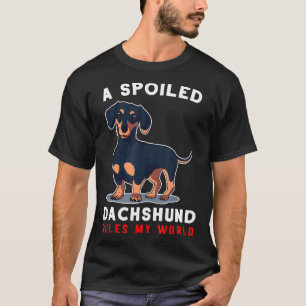 Eine verwüstete Dackel-Dackel regiert meine Dackel T-Shirt