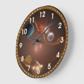 Eine Verzerrung in der Zeit Große Wanduhr (Winkel)