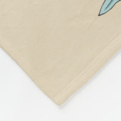 Eine Vielfalt drakonischer Kreaturen Fleecedecke (Ecke)