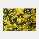 Eine Vielzahl gelber Mums Fußmatte (Vorderseite)