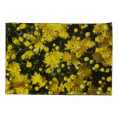 Eine Vielzahl gelber Mums Kissenbezug (Rückseite)