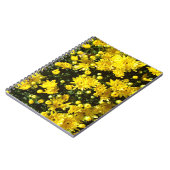 Eine Vielzahl gelber Mums Notizblock (Linke Seite)