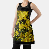 Eine Vielzahl gelber Mums Schürze (InSitu)