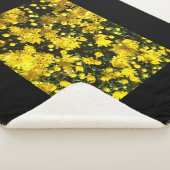 Eine Vielzahl gelber Mums Sherpadecke (3/4)