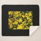 Eine Vielzahl gelber Mums Sherpadecke (Vorderseite (Horizontal))