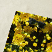 Eine Vielzahl gelber Mums Strandtuch (Beispiel)