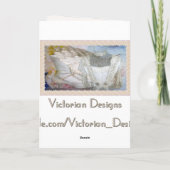 Eine Viktorianische Grußkarte Karte (Rückseite)