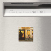 "Eine Villa Grande, Gervasi's Ohio" Gemälde Magnet (In Situ (Geschirrspüler))