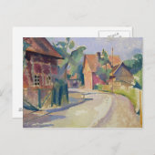 Eine Village Street Postkarte (Vorne/Hinten)