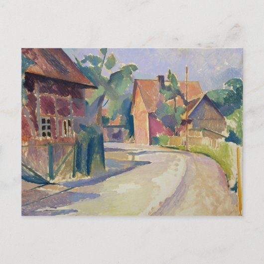 Eine Village Street Postkarte (Vorderseite)