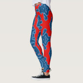 Eine Vintage abstrakte Leggings "Ratti_Creative_Ar (Links)