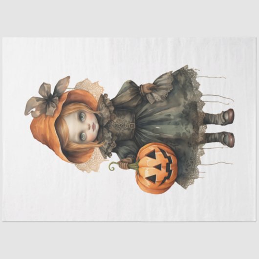 Eine Vintage Halloween-Design-Kollektion 25 Seidenpapier (Vorderseite)