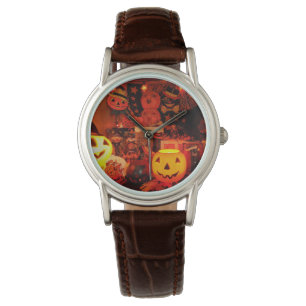 Eine Vintage Halloween-Uhr Armbanduhr