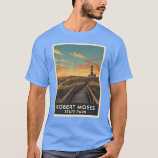 Eine Vintage-Illustration des Robert Moses State P T-Shirt