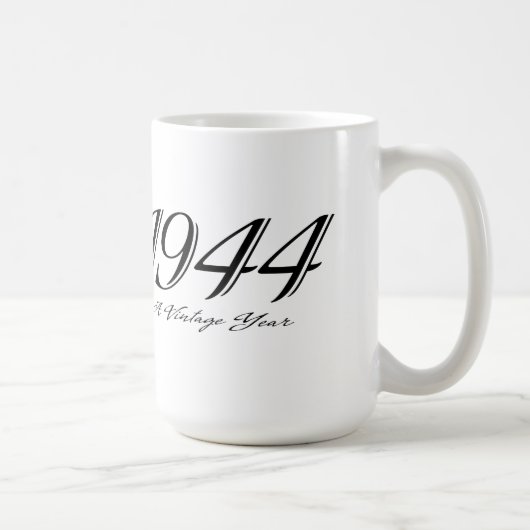Eine Vintage JahrTasse 1944 Kaffeetasse (Rechts)