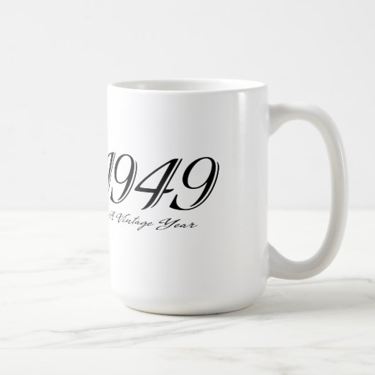 Eine Vintage JahrTasse 1949 Kaffeetasse (Rechts)