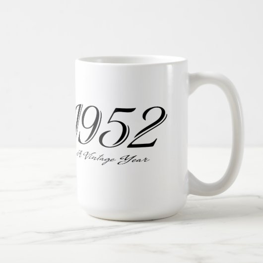 Eine Vintage JahrTasse 1952 Kaffeetasse (Rechts)