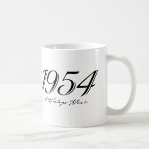 eine Vintage JahrTasse 1954 Kaffeetasse