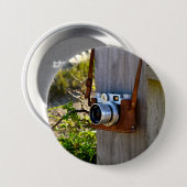 Eine Vintage-Kamera Button (Vorne & Hinten)