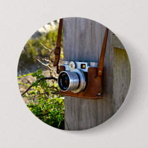 Eine Vintage-Kamera Button