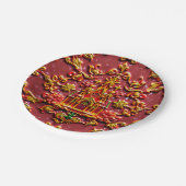 Eine VINTAGE KIRCHE ~ Niedlich ~ Pappteller (Schrägansicht)