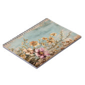 Eine vintage- oder shabby-chic-Blumenkomposition Notizblock (Linke Seite)