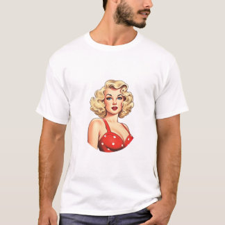 Eine Vintage Pinup Beauty T-Shirt
