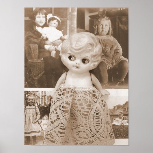 Eine Vintage Puppensache Poster (Vorne)