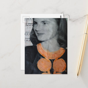 Eine Vintage-Schönheits-Postkarte Postkarte