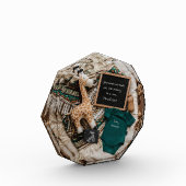 Eine Vintage Schwangerschaftsankündigung Fotoblock (Links)