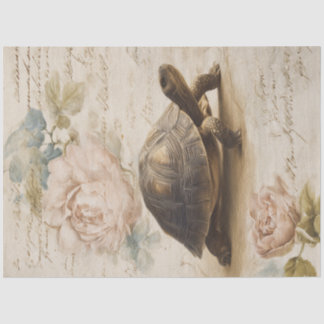 Eine Vintage-Turtle-Designreihe #11 Seidenpapier