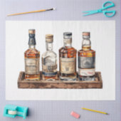 Eine Vintage Whiskey-Design-Serie 14 Seidenpapier (Basteln)