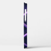 eine violette Decke mit knisterndem Kreuz; blass Case-Mate iPhone Hülle (Rückseite / Links)