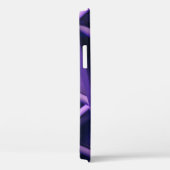 eine violette Decke mit knisterndem Kreuz; blass Case-Mate iPhone Hülle (Rückseite / Rechts)