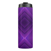 Eine violette Reisetasche mit einem schlanken schw