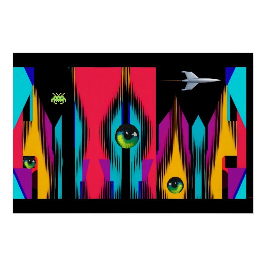 Eine Vision der Kirche des endgültigen Countdown Poster (Vorderseite)