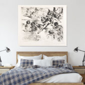 Eine Vision Leinwanddruck (Insitu (Schlafzimmer))