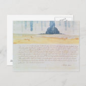 Eine Vision Postkarte (Vorne/Hinten)