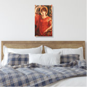 Eine Vision von FIammetta 1878 Dante Gabriel Rosse Leinwanddruck (Insitu (Schlafzimmer))