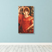 Eine Vision von FIammetta 1878 Dante Gabriel Rosse Leinwanddruck (Insitu (Holzboden))