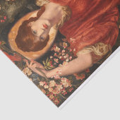 Eine Vision von Flammetta von Dante Gabriel Rosset Seidenpapier (Ausschnitt)