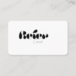 Eine Visitenkarte für Freunde erhalten