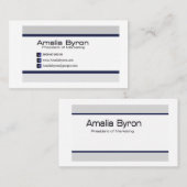 Eine Visitenkarte. Telefonnummerkarte (Vorne/Hinten)