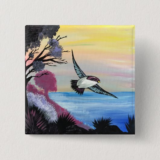 Eine Vogelperspektive Button (Vorderseite)