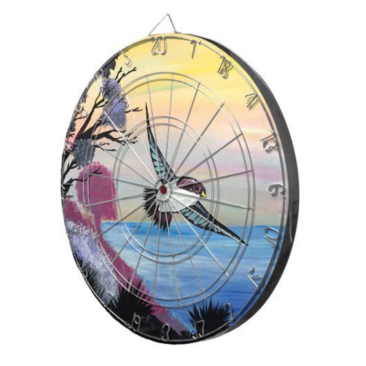 Eine Vogelperspektive Dartscheibe (Vorderseite rechts)