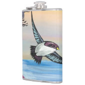 Eine Vogelperspektive Flachmann (Links)