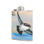 Eine Vogelperspektive Flachmann (Links)