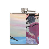 Eine Vogelperspektive Flachmann (Rückseite)