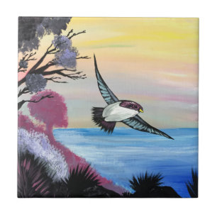 Eine Vogelperspektive Fliese